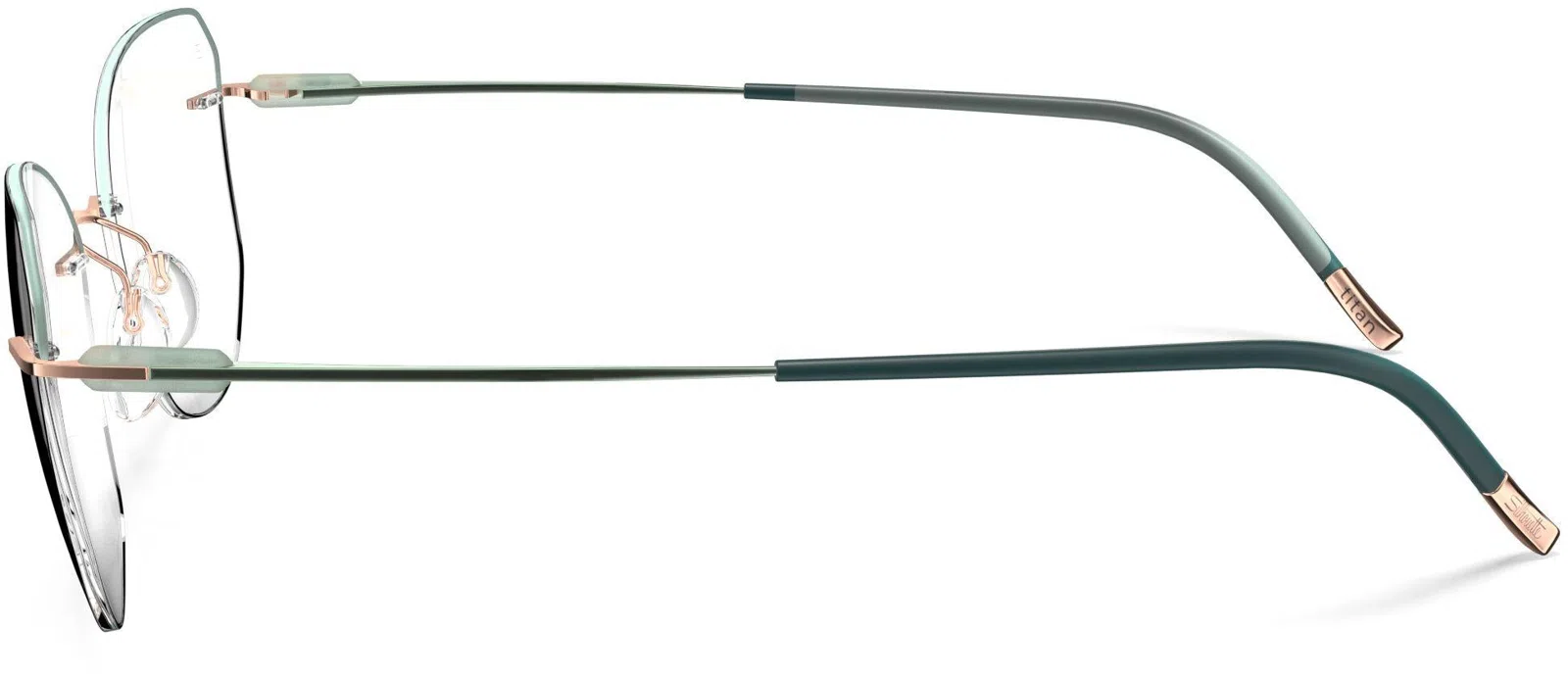 Silhouette Purist Color Groove Demo Rimless 5561 Eyeglasses - view 142